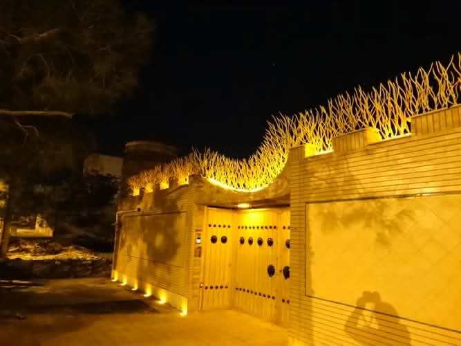 نورپردازی حفاظ شاخ گوزنی2