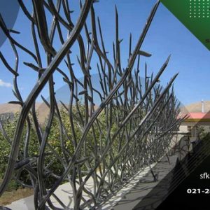 حفاظ روی دیوار بوته ای